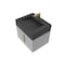 Castello Usa Nile 24-inch Gray Vanity Set with Black Top and Gold Handles CB-MC-24G-GLD-2053-BL - alternate 1